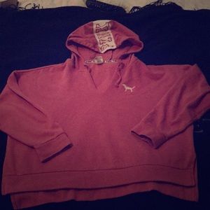 PINK VS SWEATSHIRT SIZE L PINK & WHITE